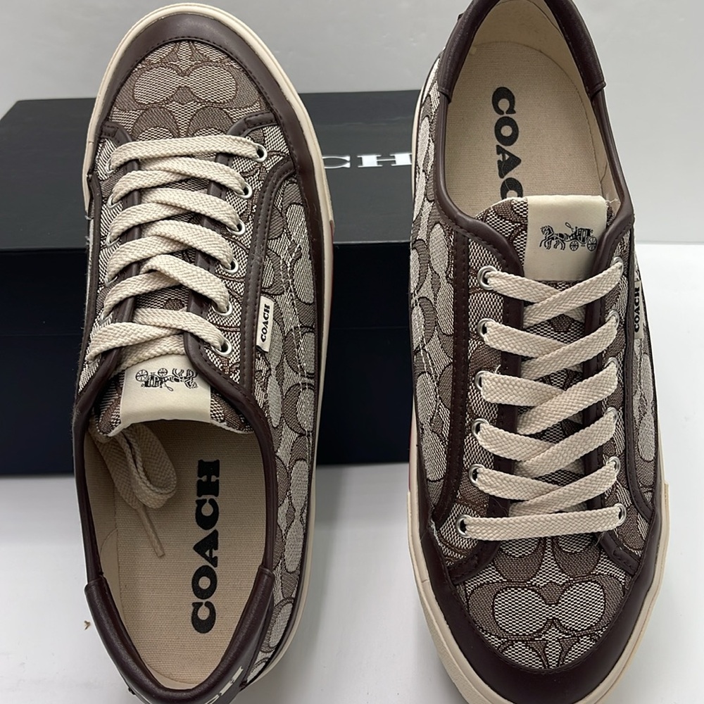 Coach Men's CITYSOLE PLATFORM Sneakers 
OAK/SADDLE
C5931 QGB 10011275JAX - Picture 12 of 16